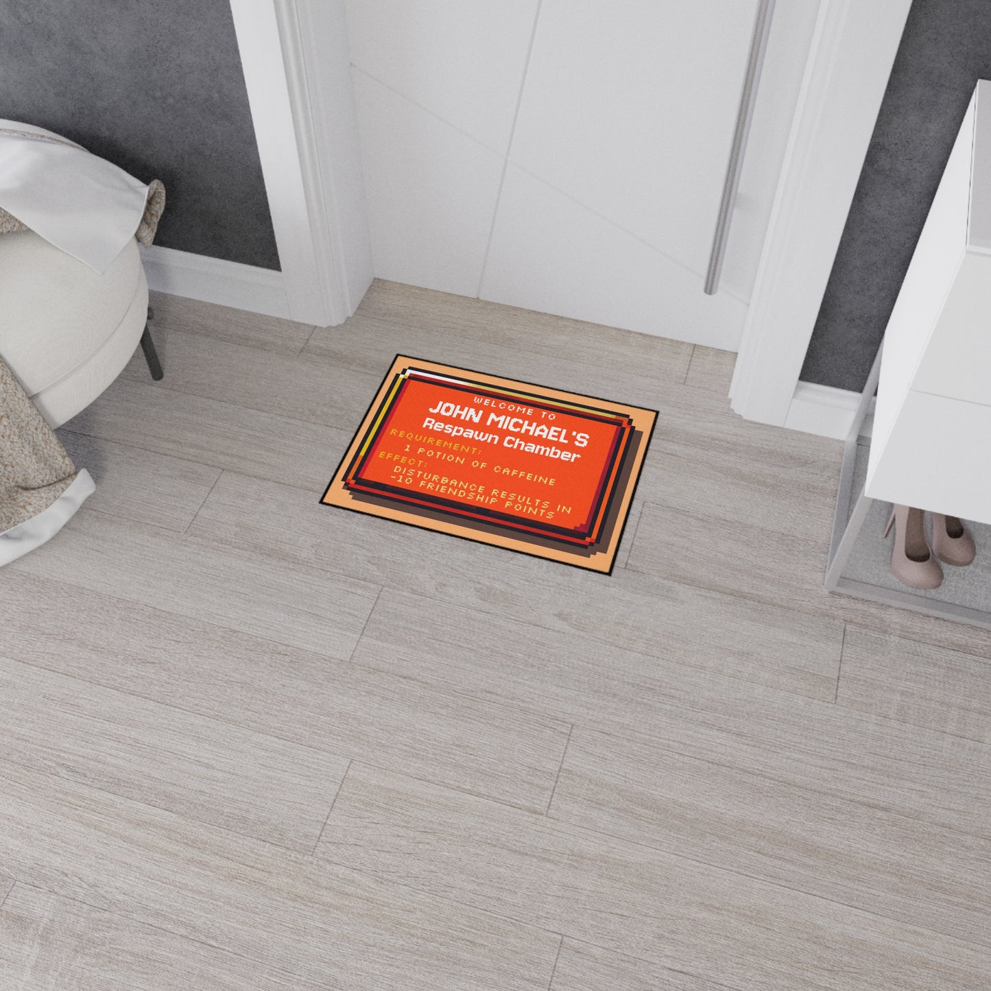 Respawn Chamber Doormat – Personalized with your NAME