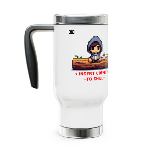The Chill Mode Tumbler – Personalized 14oz Mug for Stress-Dodging Sorcerers