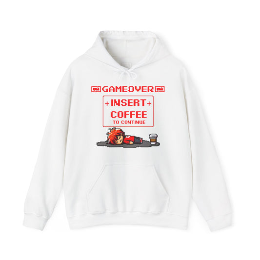 Respawn Hoodie of Low Battery – “Game Over, Insert Coffee to Continue”