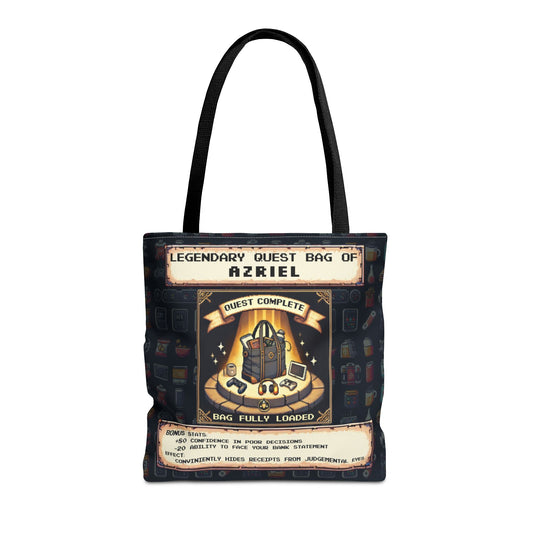 Legendary Quest Bag – Personalized Pixel Loot Carrier