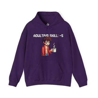 Daily Debuff Hoodie: -5 Adulting