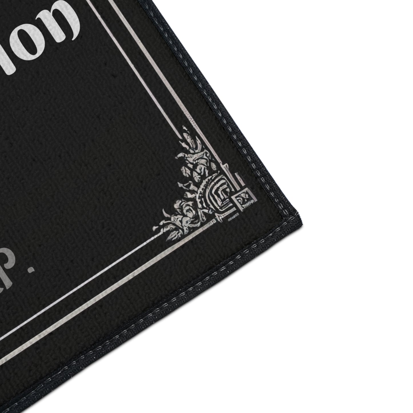 Lair of Procrastination Doormat – Personalized with your name - Free Shipping