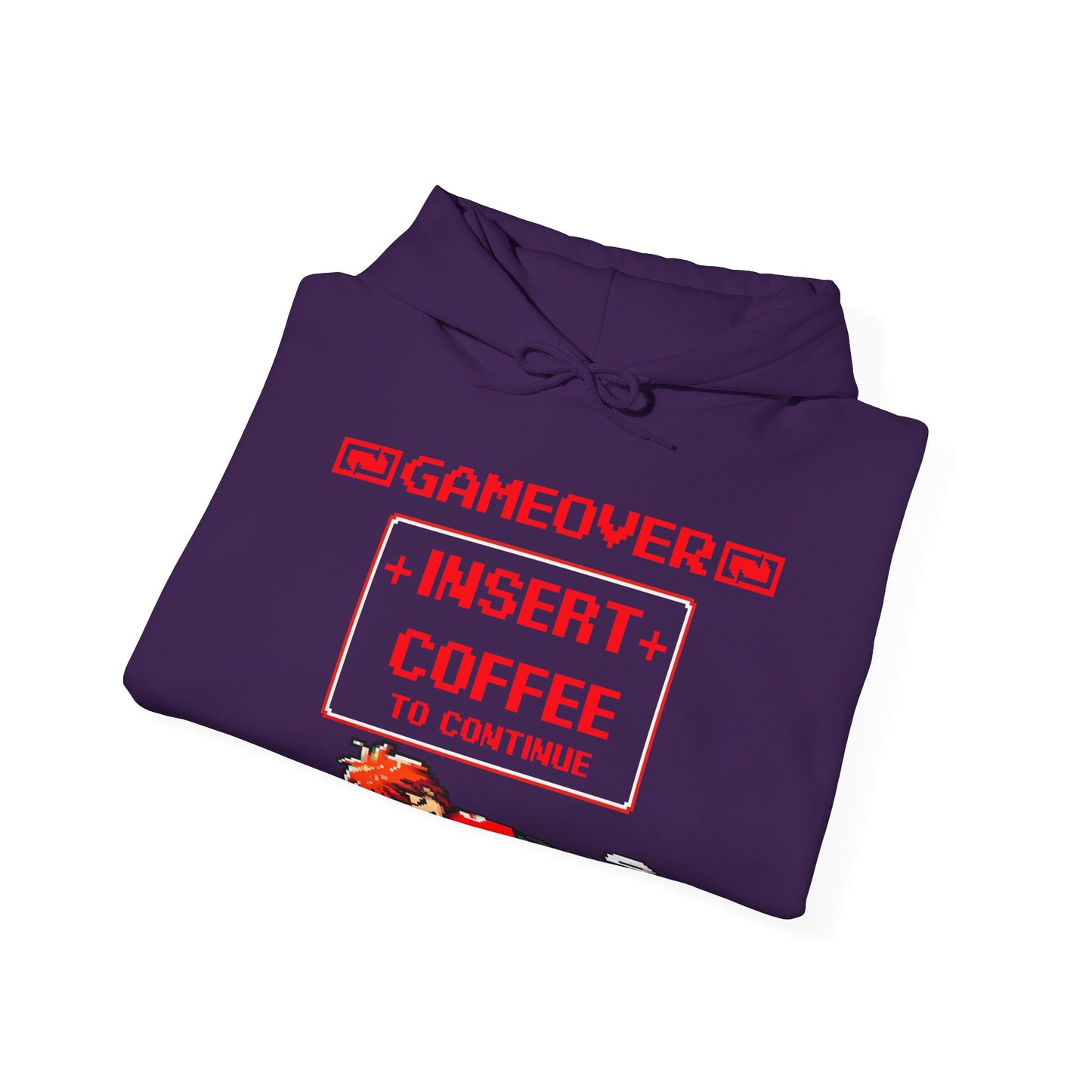 Respawn Hoodie of Low Battery – “Game Over, Insert Coffee to Continue”