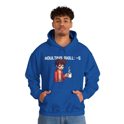 Daily Debuff Hoodie: -5 Adulting
