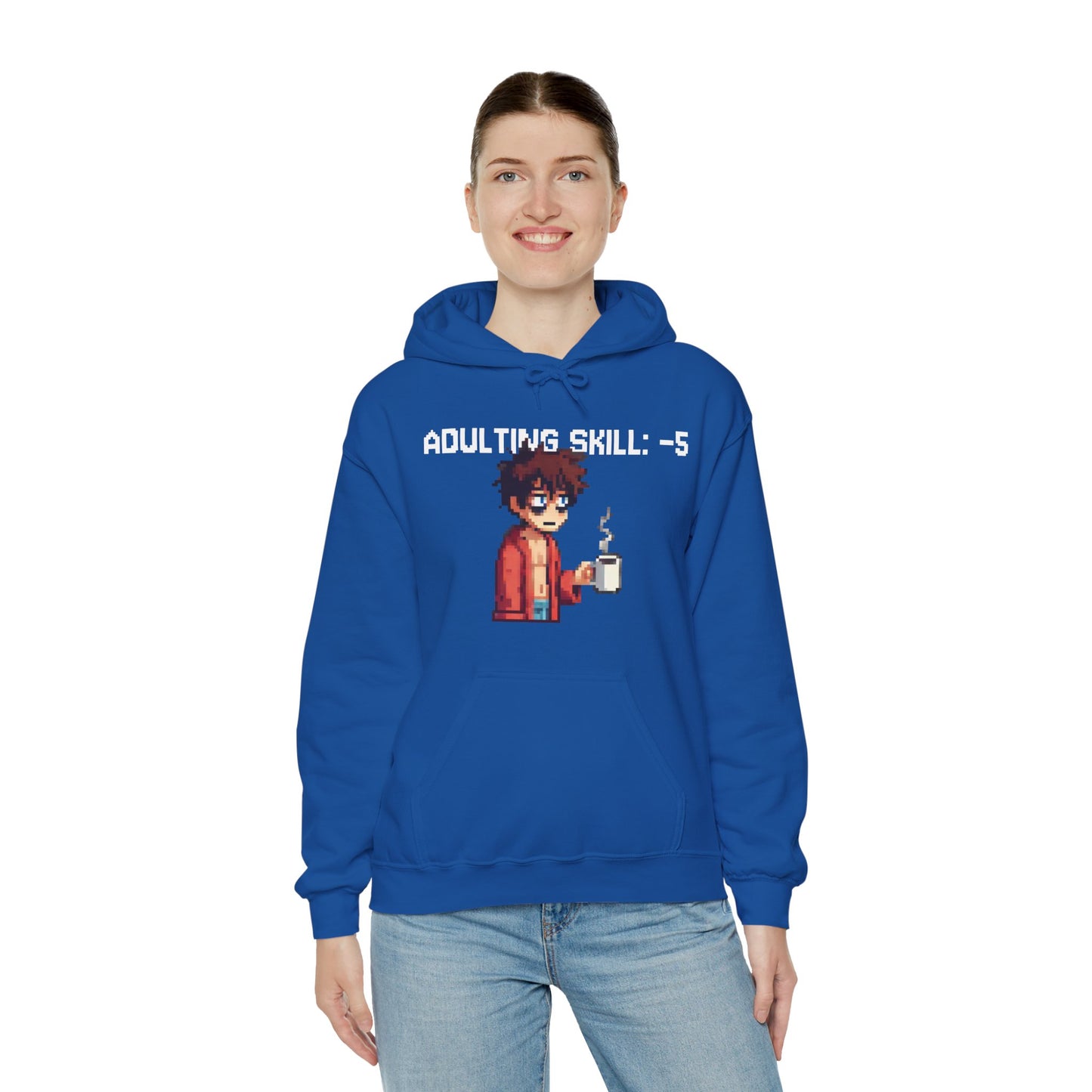 Daily Debuff Hoodie: -5 Adulting