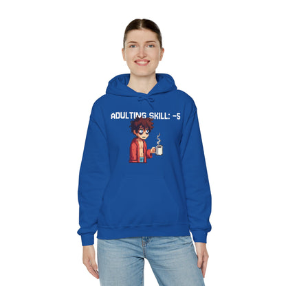Daily Debuff Hoodie: -5 Adulting