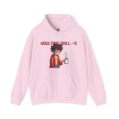 Daily Debuff Hoodie: -5 Adulting