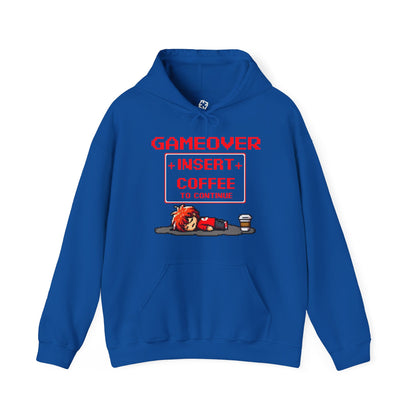 Respawn Hoodie of Low Battery – “Game Over, Insert Coffee to Continue”
