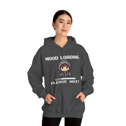 Hoodie of Mood Buffering – “Mood Loading: Please Wait” for Social Laggers