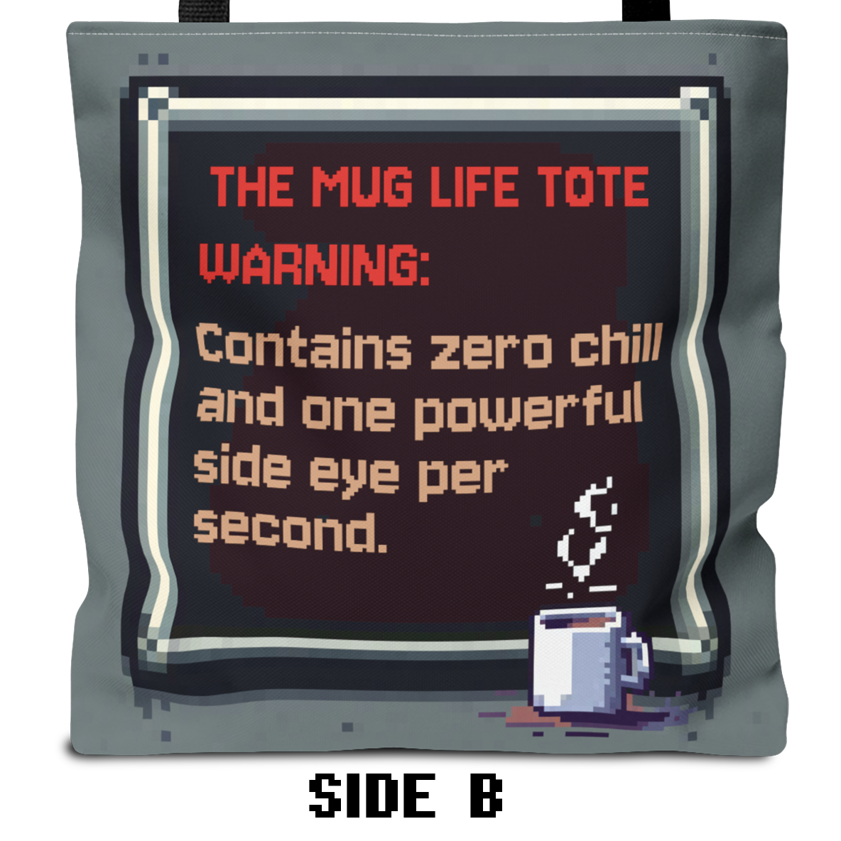 Mug life Personalized Tote Bag - Personalized with your name - Free Shipping