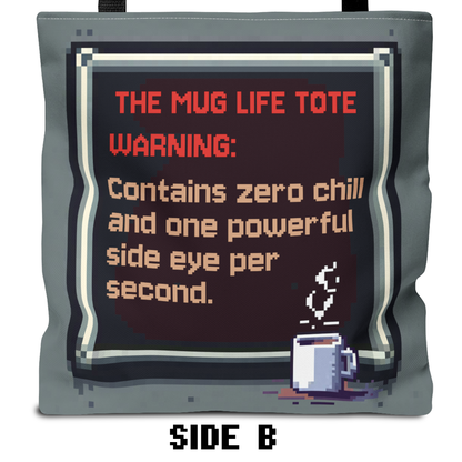 Mug life Personalized Tote Bag - Personalized with your name - Free Shipping