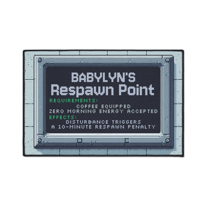 Respawn Point Doormat – Personalized with your NAME