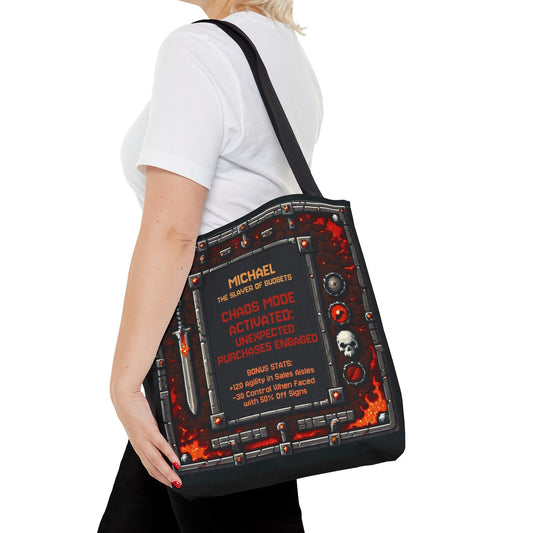 Chaos Mode Activated - Personalized Tote Bag