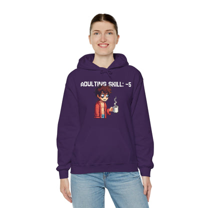 Daily Debuff Hoodie: -5 Adulting