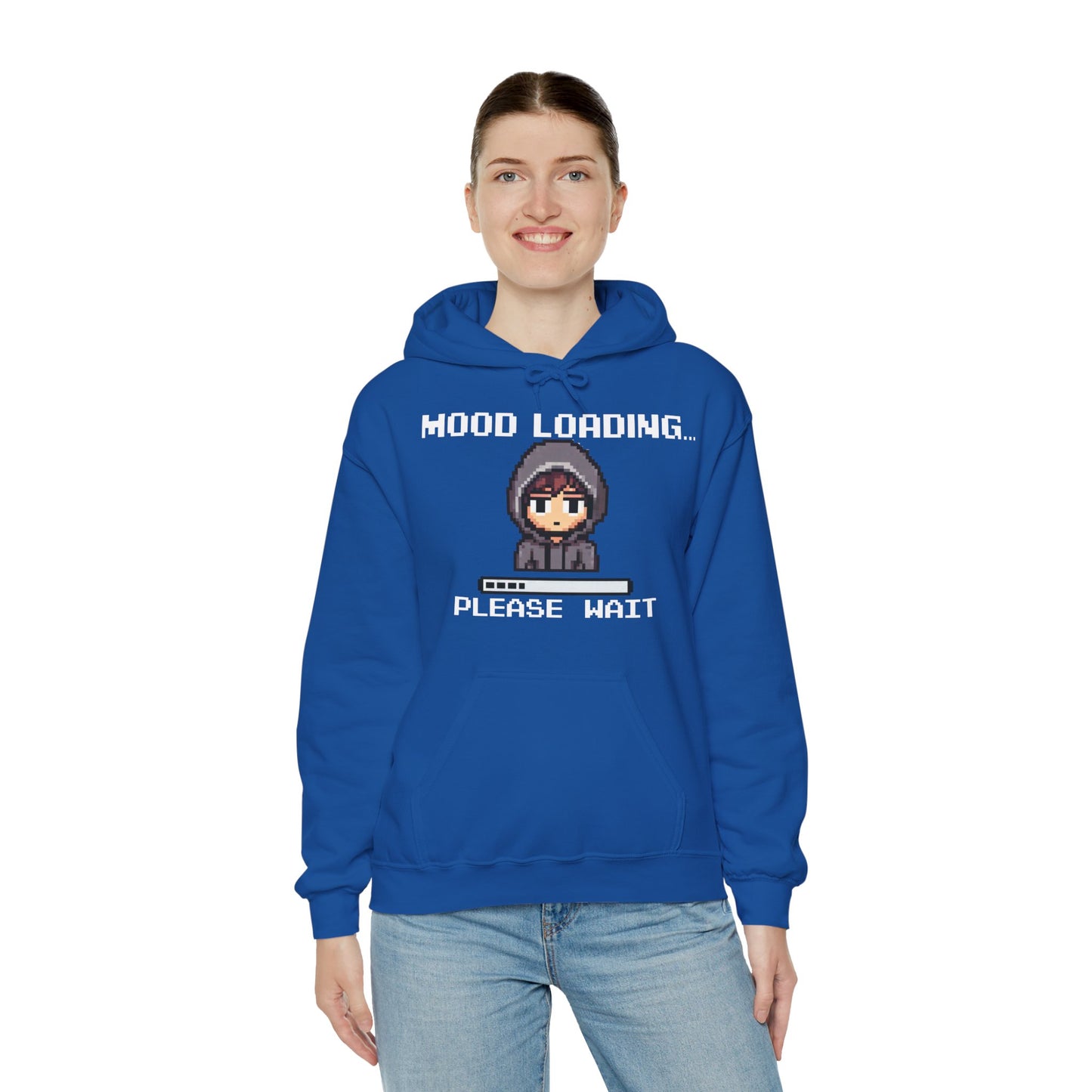Hoodie of Mood Buffering – “Mood Loading: Please Wait” for Social Laggers