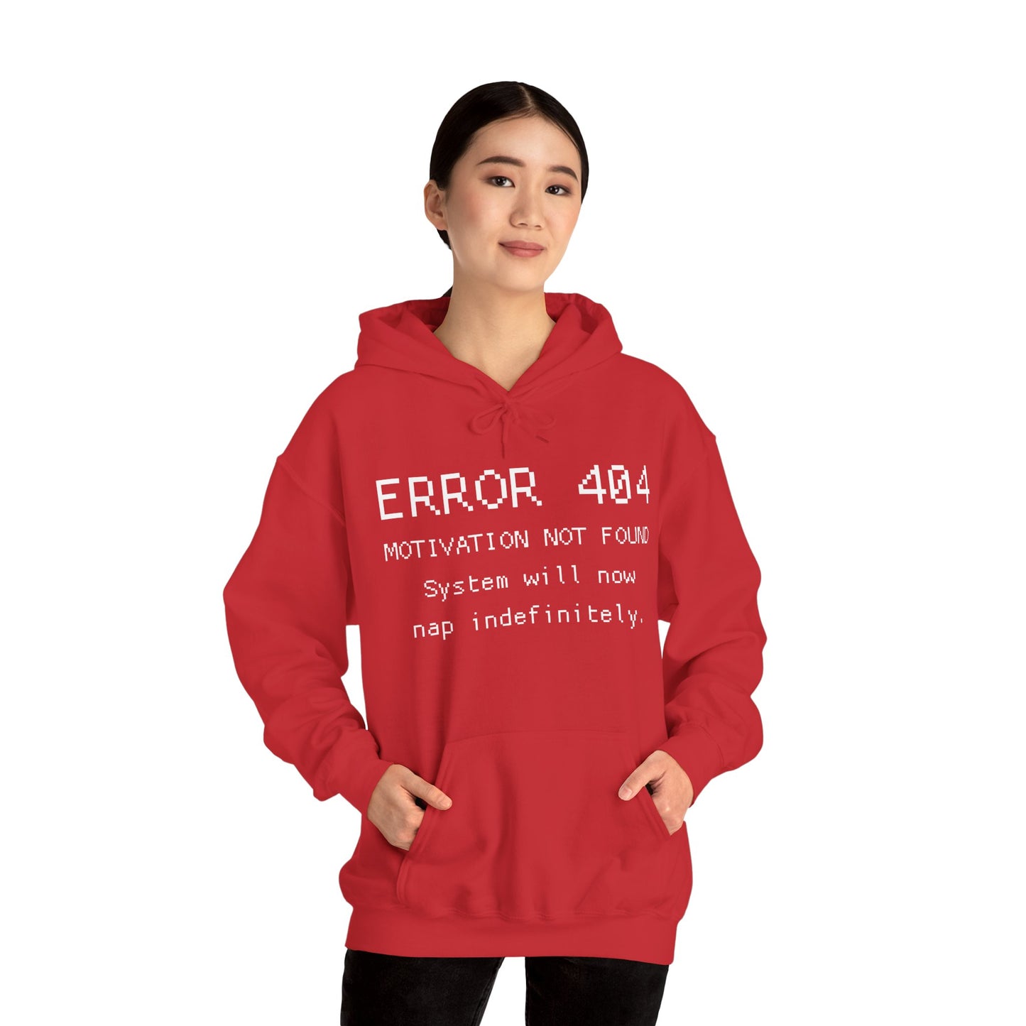 ERROR 404 Hoodie – Nap Mode Enabled