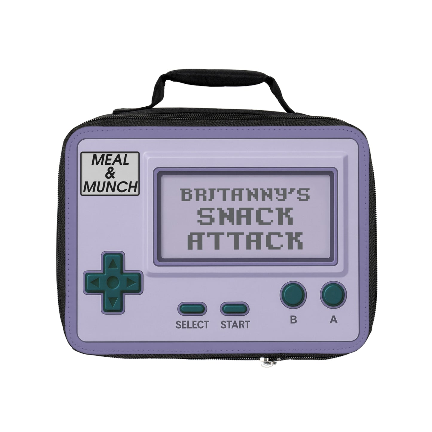 Snack Attack Lunch Box - Personalized with your name - Free Shipping
