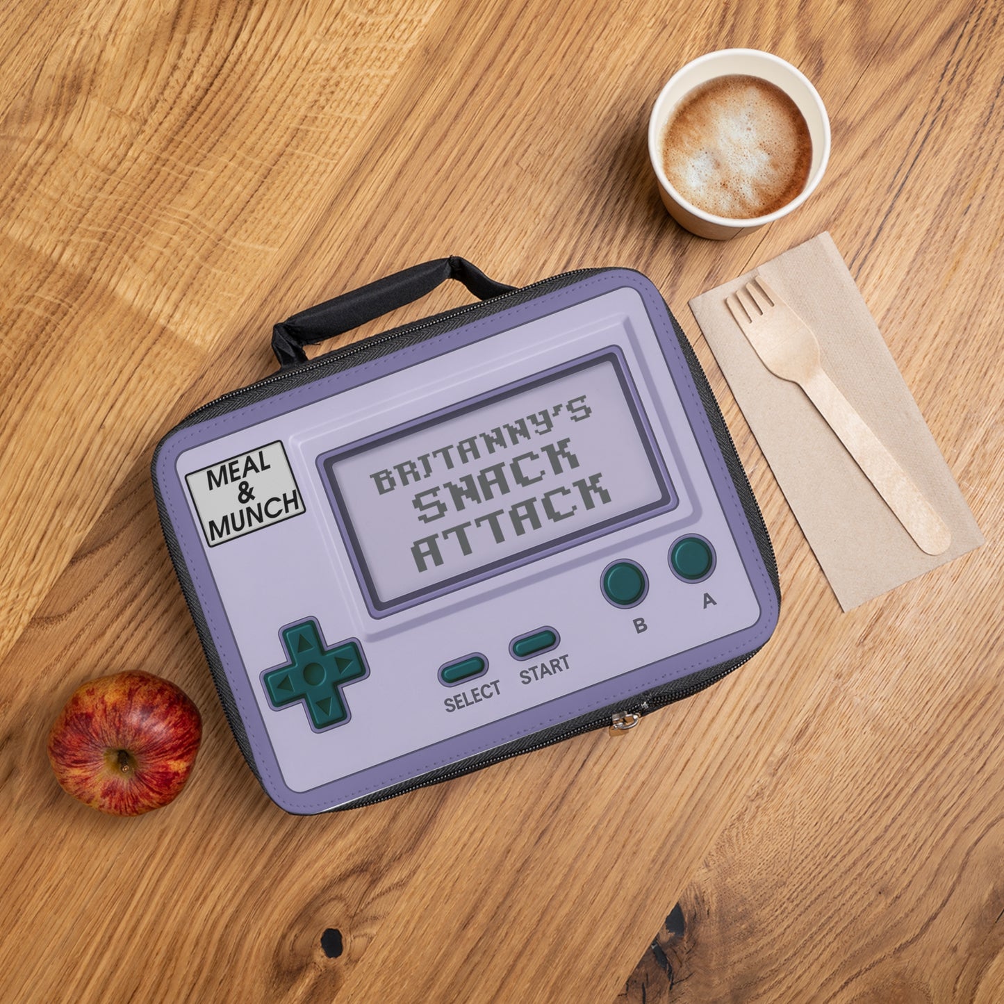 Snack Attack Lunch Box - Personalized with your name - Free Shipping