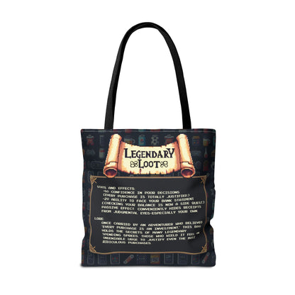 Legendary Quest Bag – Personalized Pixel Loot Carrier