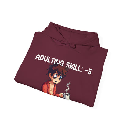 Daily Debuff Hoodie: -5 Adulting
