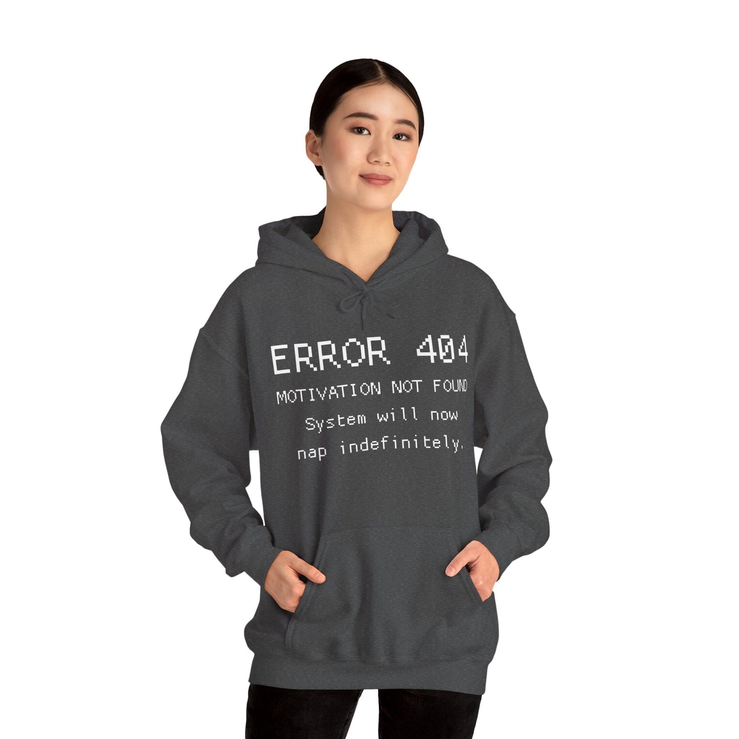 ERROR 404 Hoodie – Nap Mode Enabled