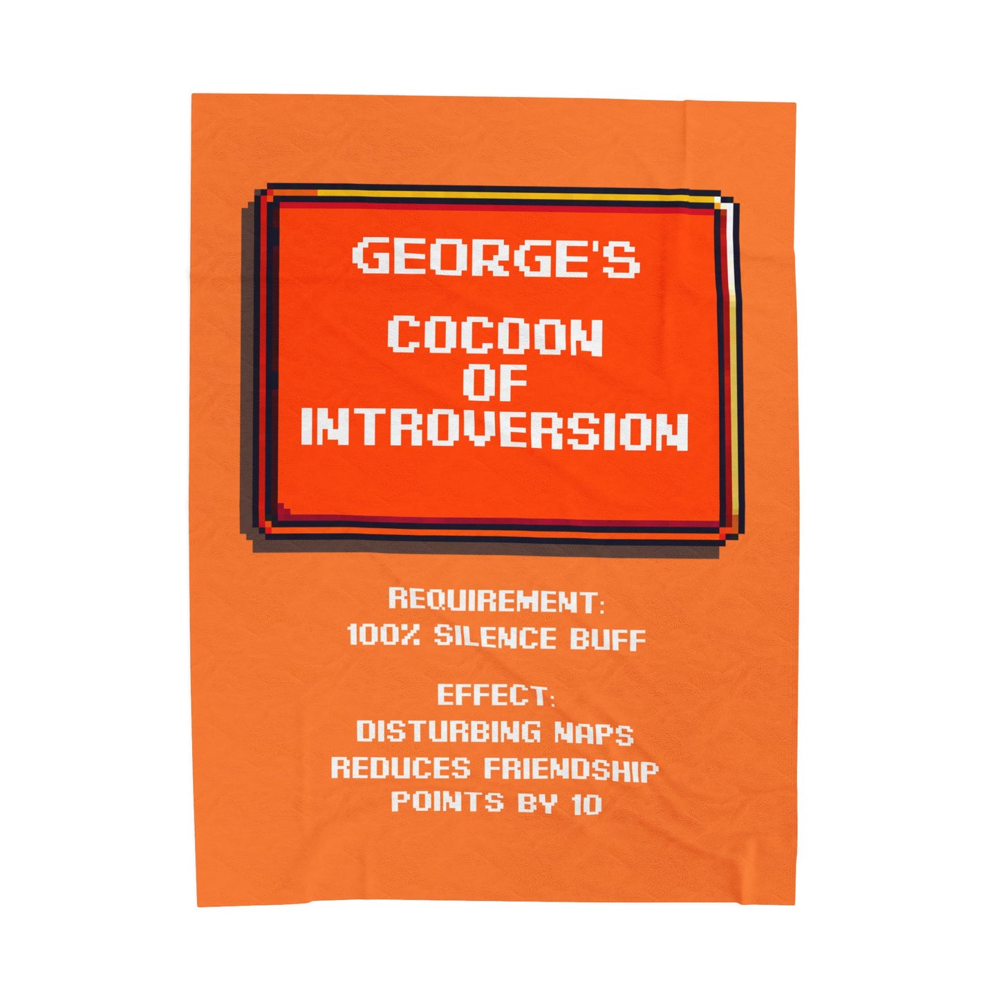 Cocoon of Introversion - Personalized with your name - Free Shipping