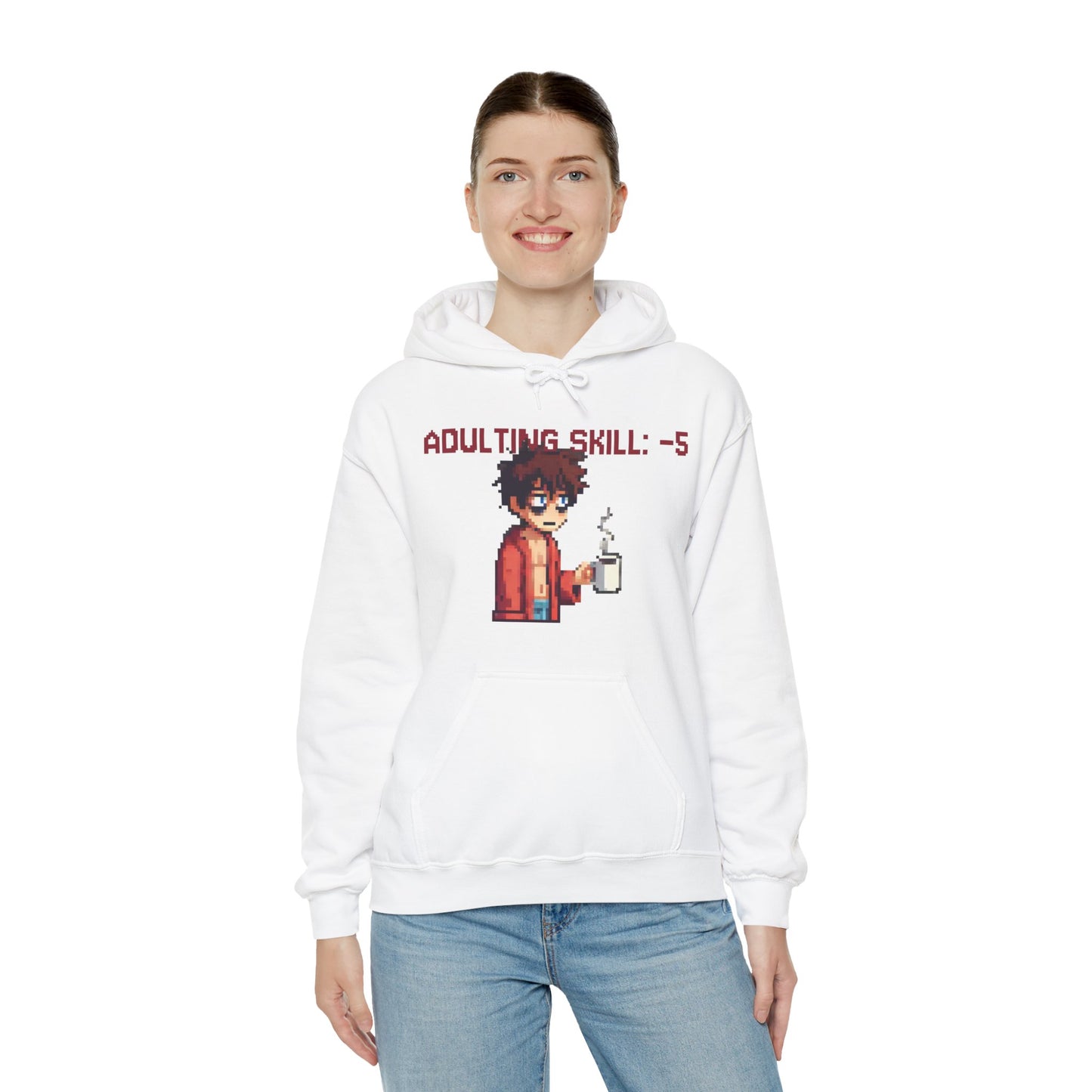 Daily Debuff Hoodie: -5 Adulting