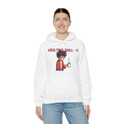 Daily Debuff Hoodie: -5 Adulting