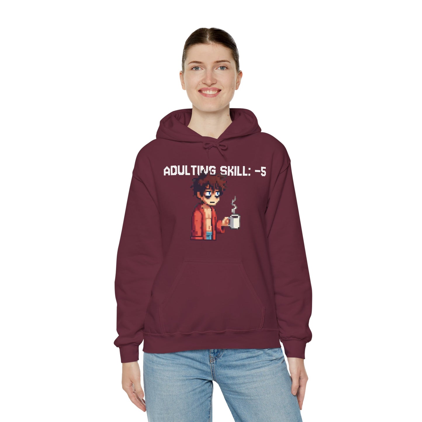 Daily Debuff Hoodie: -5 Adulting