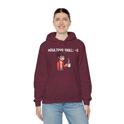 Daily Debuff Hoodie: -5 Adulting