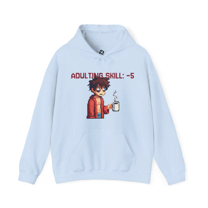 Daily Debuff Hoodie: -5 Adulting - Free Shipping