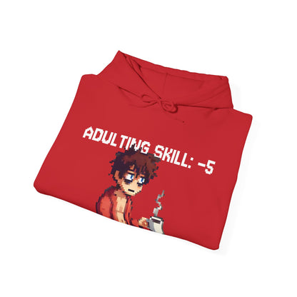 Daily Debuff Hoodie: -5 Adulting