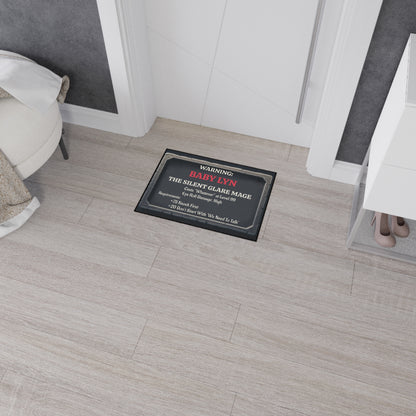 Silent Glare Mage Doormat - Personalized with your NAME