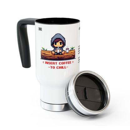 The Chill Mode Tumbler – Personalized 14oz Mug for Stress-Dodging Sorcerers