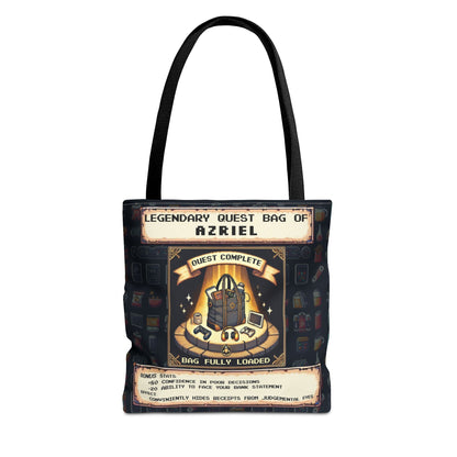 Legendary Quest Bag – Personalized Pixel Loot Carrier