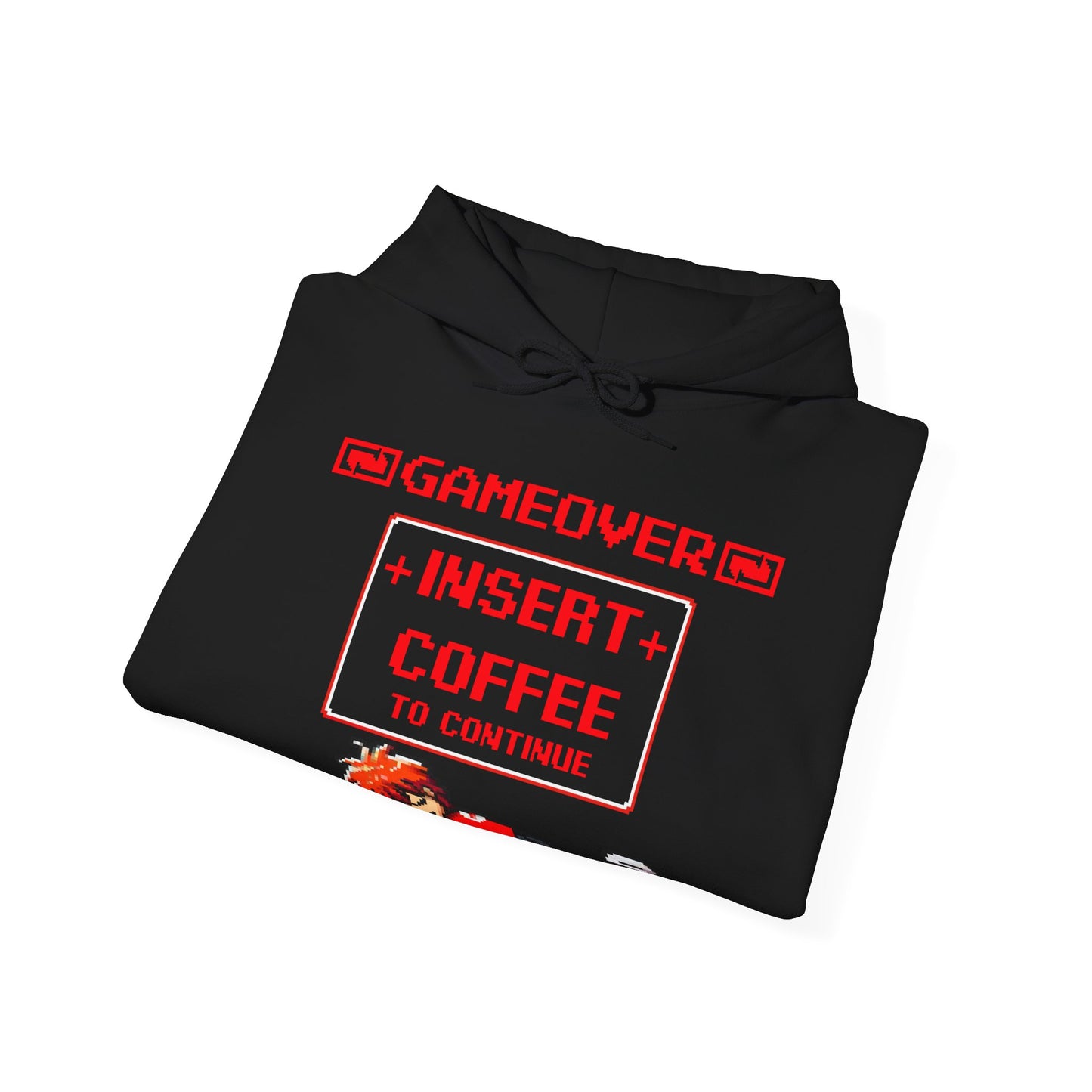 Respawn Hoodie of Low Battery – “Game Over, Insert Coffee to Continue”