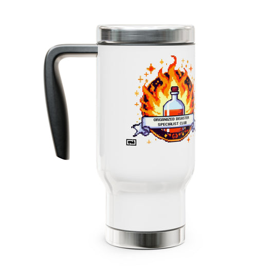 Tumbler of Controlled Chaos – 14oz Personalized Mug of Multitasking Mayhem
