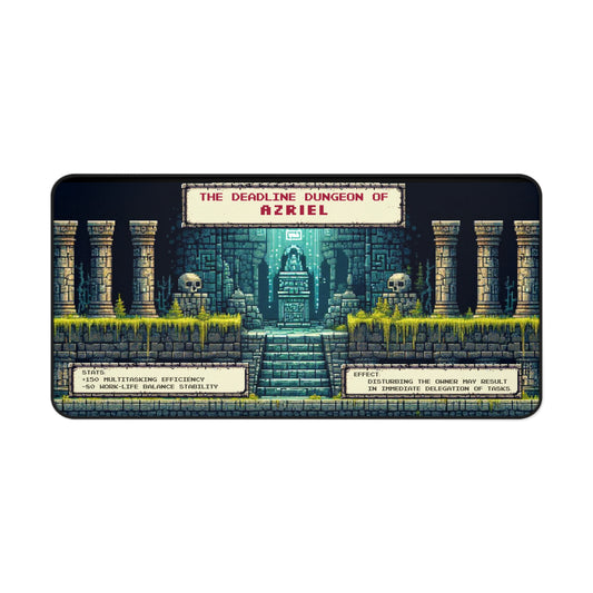 Personalized Desk Mat – Deadline Dungeon