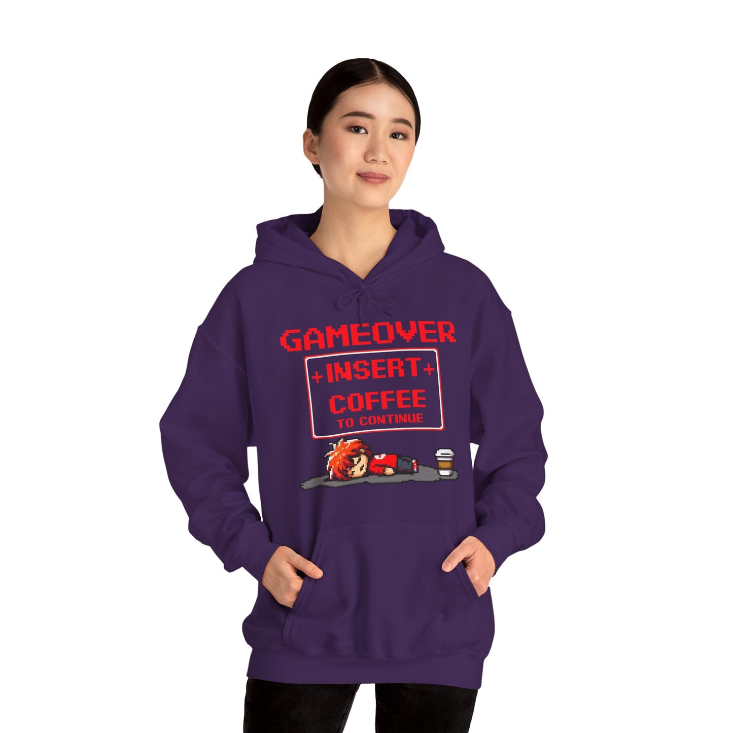Respawn Hoodie of Low Battery – “Game Over, Insert Coffee to Continue”