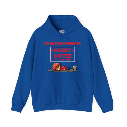 Respawn Hoodie of Low Battery – “Game Over, Insert Coffee to Continue”