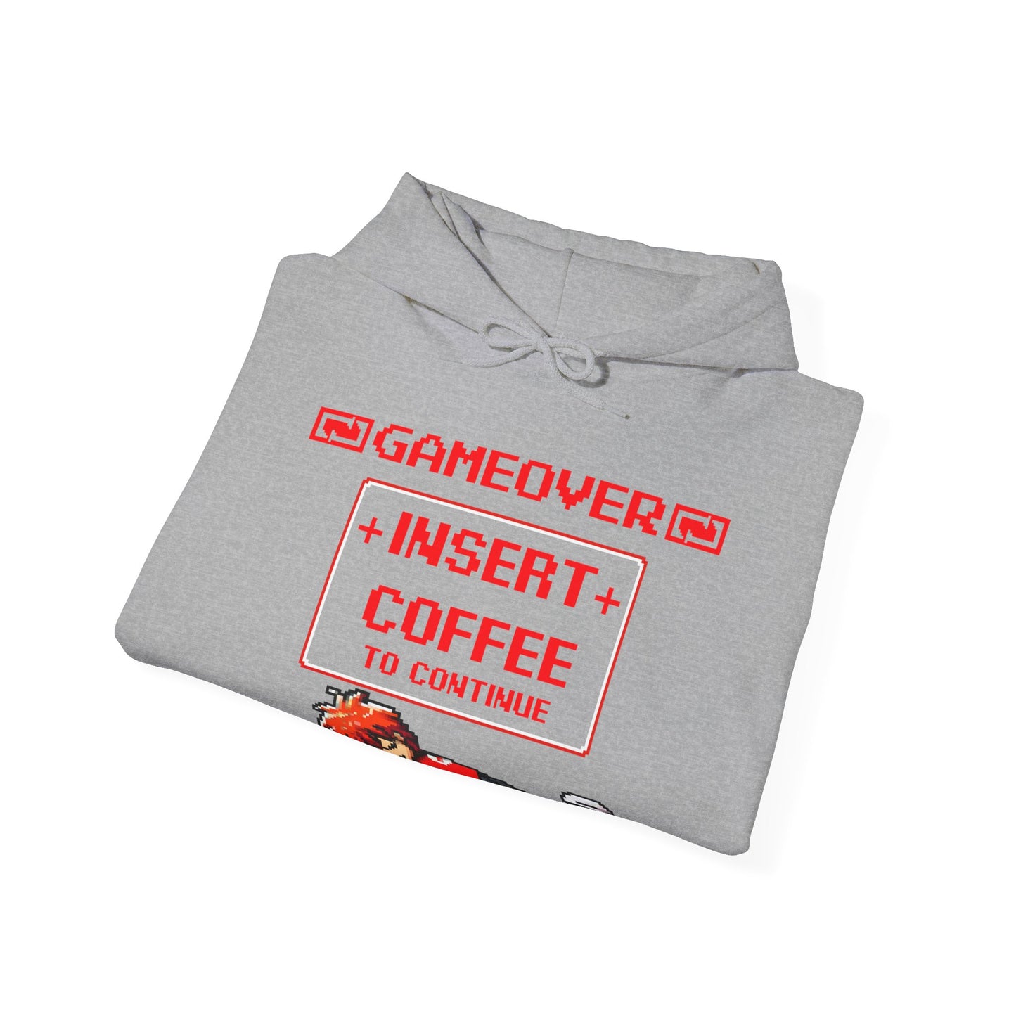 Respawn Hoodie of Low Battery – “Game Over, Insert Coffee to Continue”