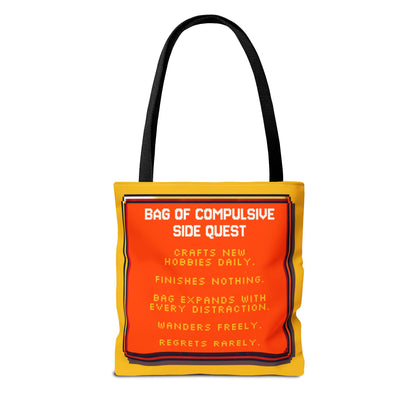 Bag of Compulsive Side Quest - Personalized with your NAME