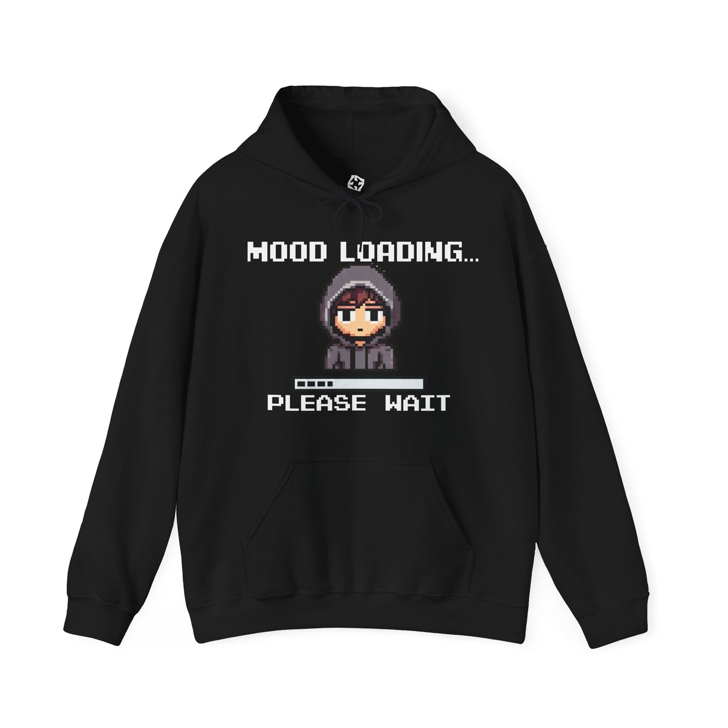 Hoodie of Mood Buffering – “Mood Loading: Please Wait” for Social Laggers