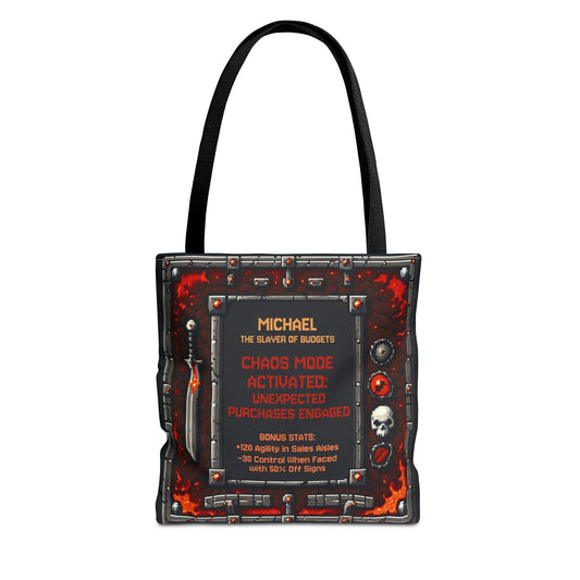 Chaos Mode Activated - Personalized Tote Bag