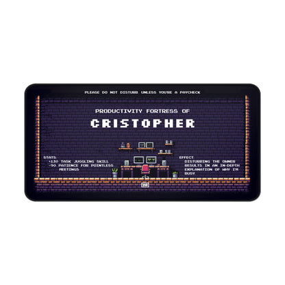 Personalized Desk Mat – Productivity Fortress