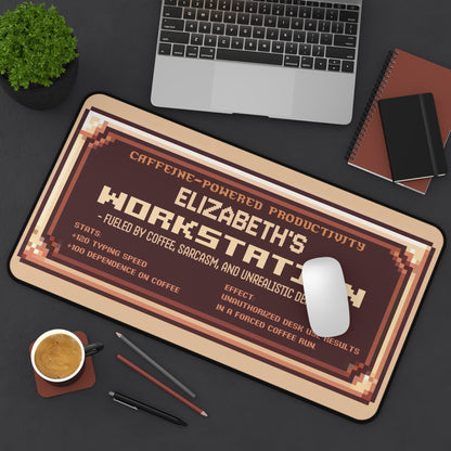 Coffee Core Console Deskpad - Personalized with your NAME