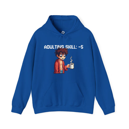 Daily Debuff Hoodie: -5 Adulting - Free Shipping