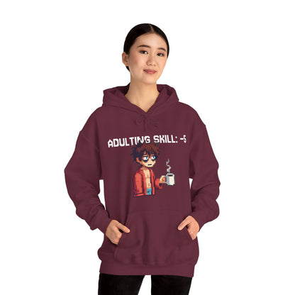 Daily Debuff Hoodie: -5 Adulting