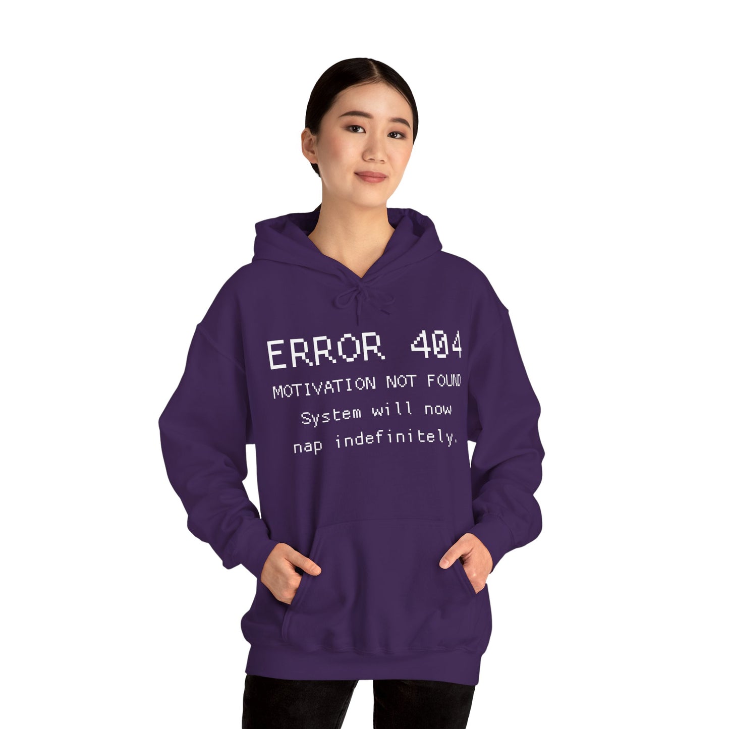 ERROR 404 Hoodie – Nap Mode Enabled