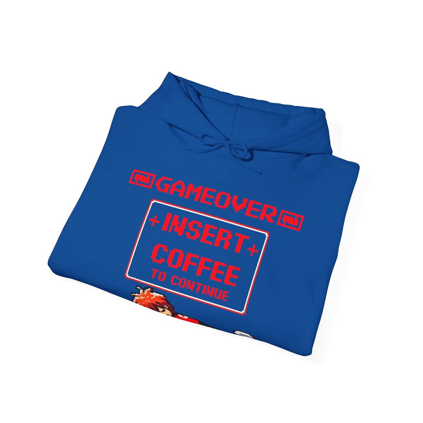 Respawn Hoodie of Low Battery – “Game Over, Insert Coffee to Continue”